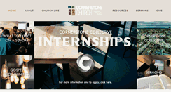 Desktop Screenshot of cornerstonechurchliverpool.org